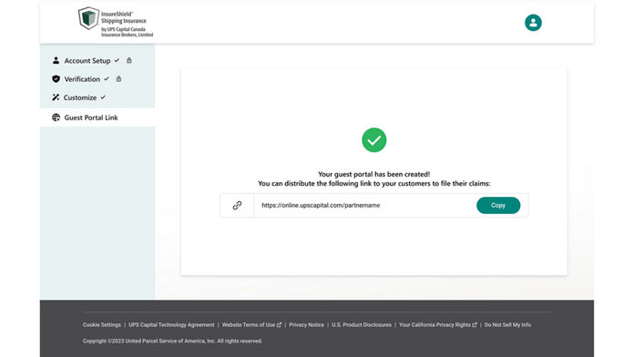 Canada InsureShield Online Portal Screenshot