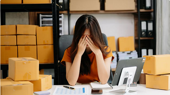 person sitting at desk